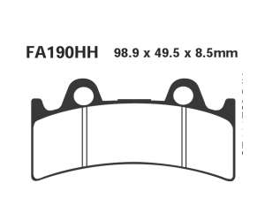 PASTIGLE FRENO EBC MESCOLA SINTER MOTO CODICE R1819000