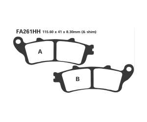 PASTIGLE FRENO EBC MESCOLA SINTER MOTO CODICE R1826100