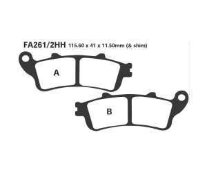 PASTIGLE FRENO EBC MESCOLA SINTER MOTO CODICE R1826102