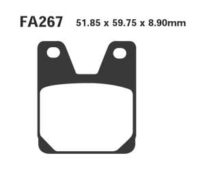 PASTIGLE FRENO EBC MESCOLA SINTER MOTO CODICE R1826700