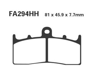 PASTIGLE FRENO EBC MESCOLA SINTER MOTO CODICE R1829400