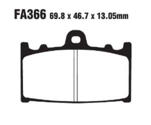 PASTIGLE FRENO EBC MESCOLA SINTER MOTO CODICE R1836600