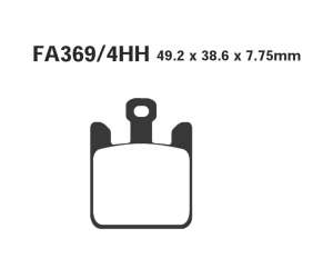 PASTIGLE FRENO EBC MESCOLA SINTER MOTO CODICE R1836904