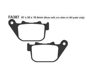 PASTIGLE FRENO EBC MESCOLA SINTER MOTO CODICE R1838700