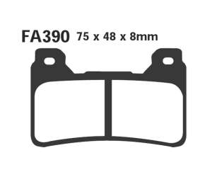 PASTIGLE FRENO EBC MESCOLA SINTER MOTO CODICE R1839000