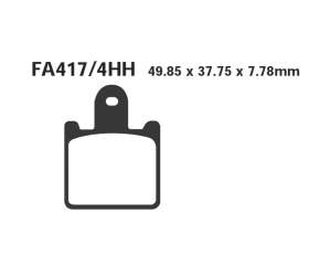 PASTIGLE FRENO EBC MESCOLA SINTER MOTO CODICE R1841704