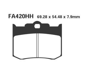 PASTIGLE FRENO EBC MESCOLA SINTER MOTO CODICE R1842000