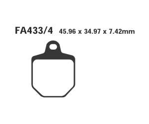 PASTIGLE FRENO EBC MESCOLA SINTER MOTO CODICE R1843304