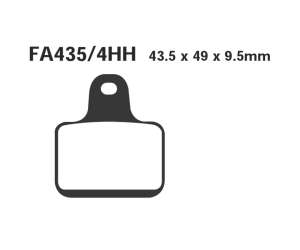 PASTIGLE FRENO EBC MESCOLA SINTER MOTO CODICE R1843504