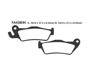 PASTIGLE FRENO EBC MESCOLA SINTER MOTO CODICE R1843800