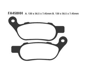 PASTIGLE FRENO EBC MESCOLA SINTER MOTO CODICE R1845800
