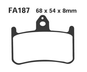PASTIGLE FRENO EBC MESCOLA RACING MOTO CODICE R2118700