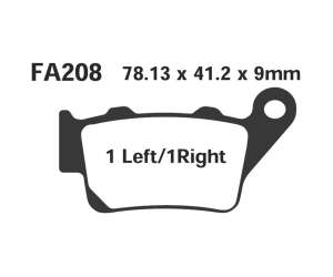 PASTIGLE FRENO EBC MESCOLA RACING MOTO CODICE R2120800