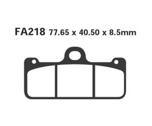 PASTIGLE FRENO EBC MESCOLA RACING MOTO CODICE R2121800