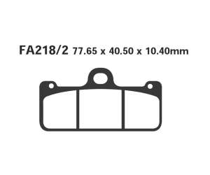 PASTIGLE FRENO EBC MESCOLA RACING MOTO CODICE R2121802