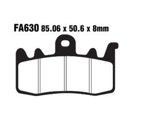 PASTIGLE FRENO EBC MESCOLA RACING MOTO CODICE R2463000