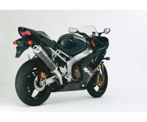 Scarico KAWASAKI ZX-6R anno  2003 - 2004   terminale di scarico HURRIC Supersport Slip on in carbonio colore carbonio