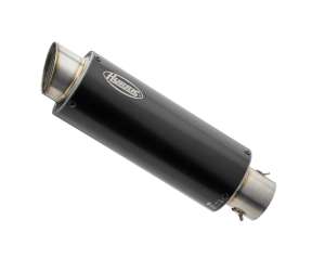 Scarico HONDA NC750X anno  2014 - 2015   terminale di scarico HURRIC TEC One Slip on in Alluminio anodizzato colore nero