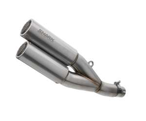 Scarico KTM 1290 Super Duke R 2015 - 2016  .  SHARK Track 1000 Slip on terminale di scarico acciaio inossidabile spazzolato colore argento