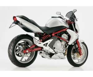 Scarico KAWASAKI ER-6f anno  2006 - 2007 - 2008   terminale di scarico HURRIC Rac 1 Slip on in Alluminio lucidato colore argento