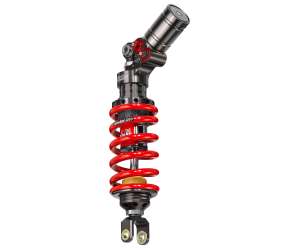 MONO posteriore - Vaschetta unita - Regolazioni: precarico molla manuale  estensione   doppia compressione   interasse regolabile   molla Rossa PER APRILIA RSV1000R  1000 ANNO  2004 - 2008