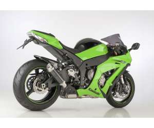 Scarico KAWASAKI ZX-10RR 2017 - 2018  .  SHARK Factory Slip on terminale di scarico carbonio colore carbonio