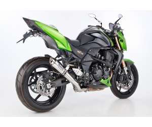 Scarico KAWASAKI Z750 anno  2004 - 2005 - 2006   terminale di scarico HURRIC SP Slip on in acciaio inossidabile lucidato colore argento