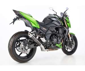 Scarico KAWASAKI Z750R anno  2011 - 2012   terminale di scarico HURRIC SP Slip on in carbonio colore carbonio