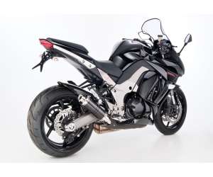 Scarico KAWASAKI Z1000 SX anno  2014 - 2015 - 2016   terminale di scarico HURRIC Supersport Slip on in carbonio colore carbonio