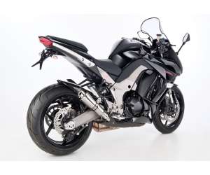 Scarico KAWASAKI Z1000 SX anno  2014 - 2015 - 2016   terminale di scarico HURRIC SP Slip on in acciaio inossidabile lucidato colore argento