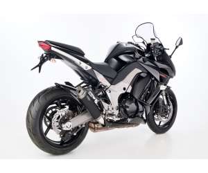 Scarico KAWASAKI Z1000 SX 2017 - 2018  .  SHARK Factory Slip on terminale di scarico Alluminio anodizzato colore nero