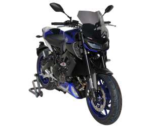 Parabrezza cupolino touring (38 cm ) Ermax per MT09(FZ 9 ) 2017 - 2018 - 2019 - 2020  grigio satinato opaco