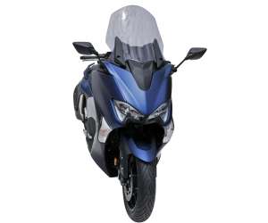 Parabrezza cupolino alto protezione maggiorata  (53 cm ) Ermax per TMAX DX / SX 2017 - 2018 - 2019   trasparente 
