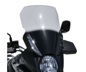 Parabrezza cupolino alto protezione maggiorata  (43 cm ) Ermax per DL 650 v   STROM 2017 - 2018 - 2019 - 2020  grigio 