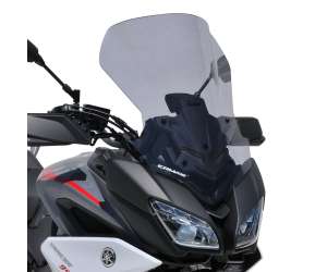 Parabrezza cupolino alto protezione maggiorata  (50cm ) Ermax per MT09 / FJ9 TRACER 2018 - 2019 - 2020  rosso 