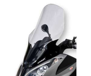 Parabrezza cupolino alto protezione maggiorata ( con protezione per le mani ) Ermax per SUPER DINK 125 / 300 i 2009 - 2010 - 2011 - 2012 - 2013 - 2014 - 2015 - 2016 - 2017   trasparente 