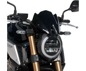 Cupolino basso sportivo  (23cm + fitting kit ) Ermax per CB650 R 2019 - 2020 nero satinato opaco