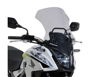 Parabrezza cupolino touring (47cm + fitting kit ) Ermax per cb 500 x 2019 -2020 grigio 