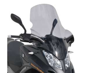 Parabrezza cupolino alto protezione maggiorata  Ermax per QUADRO QV3 2018 - 2019   trasparente 