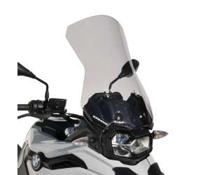 Parabrezza cupolino alto protezione maggiorata  (55cm ) Ermax per F 750 GS 2018 - 2019 - 2020  trasparente 