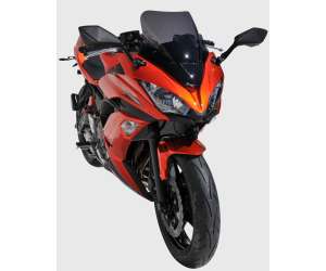 Cupolino Aéromax (40 cm ) Ermax per NINJA 650 2017 - 2018 - 2019   grigio satinato opaco