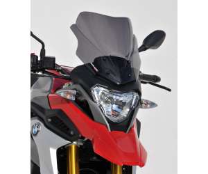 Parabrezza cupolino alto protezione maggiorata  (34 cm ) Ermax per G 310 GS 2018 - 2019 - 2020  grigio satinato opaco