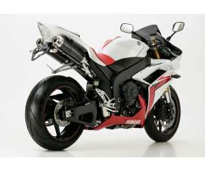 Scarico YAMAHA YZF-R1 2007 - 2008  .  SHARK Track 1000 Slip on terminale di scarico carbonio colore carbonio