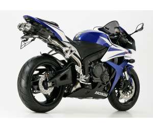 Scarico HONDA CBR600RR 2007 - 2008 - 2009 - 2010 - 2011 - 2012  .  SHARK Track 1000 Slip on terminale di scarico carbonio colore carbonio