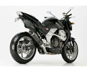 Scarico KAWASAKI Z750 2004 - 2005 - 2006  .  SHARK Street GP Slip on terminale di scarico carbonio colore carbonio