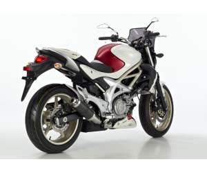 Scarico SUZUKI Gladius 650 anno  2009 - 2010 - 2011 - 2012 - 2013 - 2014 - 2015 - 2016   terminale di scarico HURRIC Supersport Slip on in carbonio colore carbonio