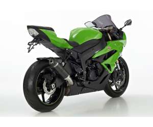 Scarico KAWASAKI ZX-6R 2009 - 2010 - 2011 - 2012  .  SHARK Street GP Slip on terminale di scarico carbonio colore carbonio
