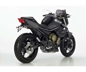 Scarico YAMAHA XJ6 Diversion F 2009 - 2010 - 2011 - 2012 - 2013 - 2014 - 2015 - 2016  .  SHARK Street GP con Kat sistema completo terminale di scarico carbonio colore carbonio