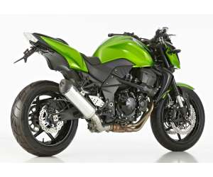 Scarico KAWASAKI Z750 2004 - 2005 - 2006  .  SHARK DSX-5 Slip on terminale di scarico Alluminio lucidato/silenziatore acciaio inossidabile nero opaco rivestito colore argento