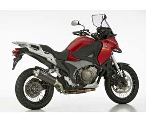 Scarico HONDA VFR1200X Crosstourer anno  2012 - 2013 - 2014 - 2015   terminale di scarico HURRIC Rac 1 Slip on in carbonio colore carbonio